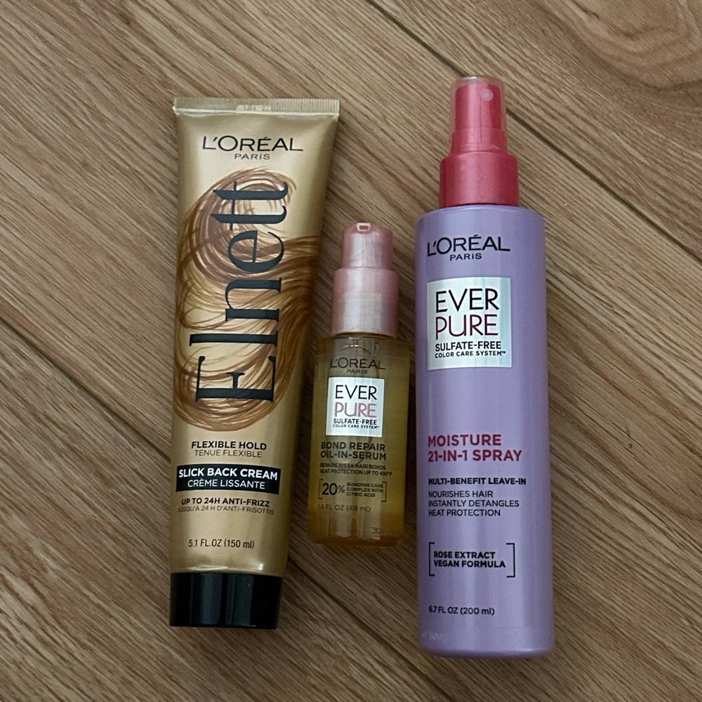 L'Oreal Skincare Trio - Gold and Pink